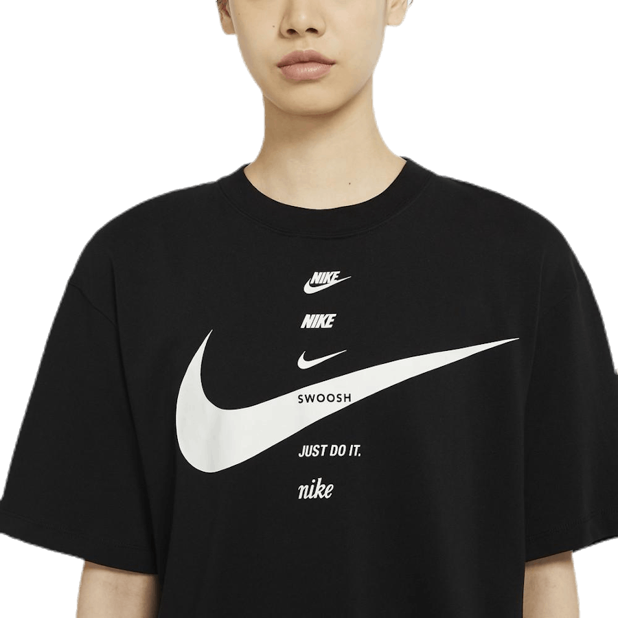 Nsw Swsh Top Ss White/Black
