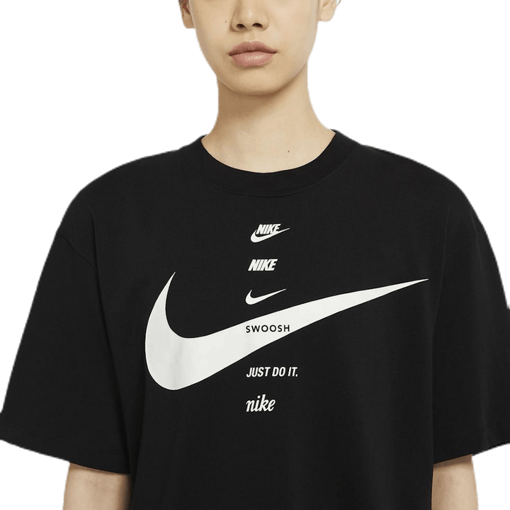 Nsw Swsh Top Ss White/Black