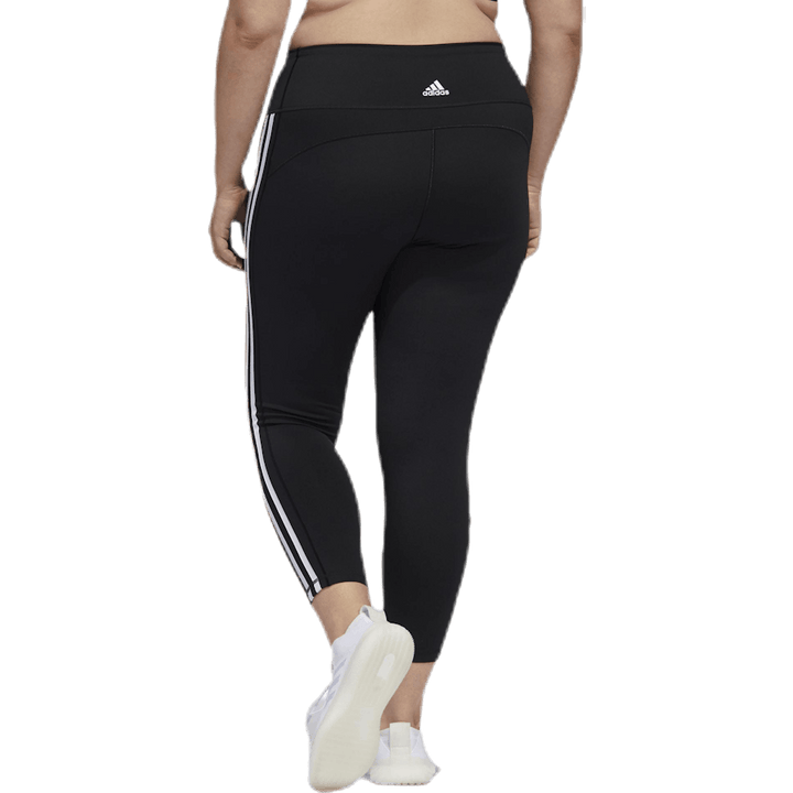 Believe This 2.0 3 Stripe 7/8 Tight Plus Size Black / White