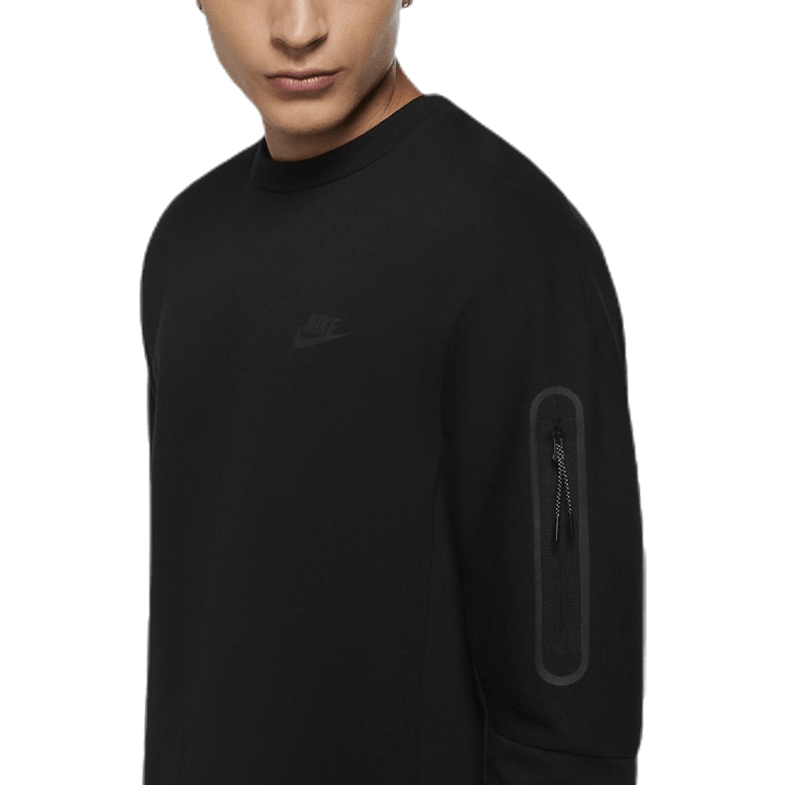 Sportswear Tech Fleece Men's Crew Sweatshirt BLACK/BLACK