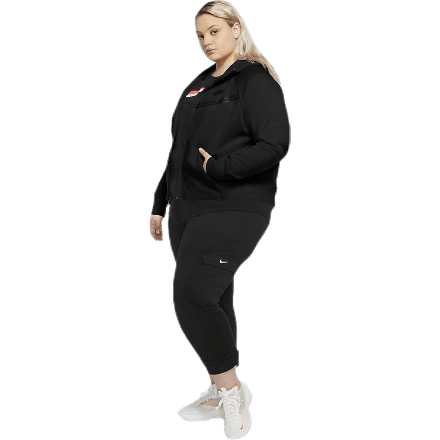 Nsw tch flc wr hoody fz plus Black