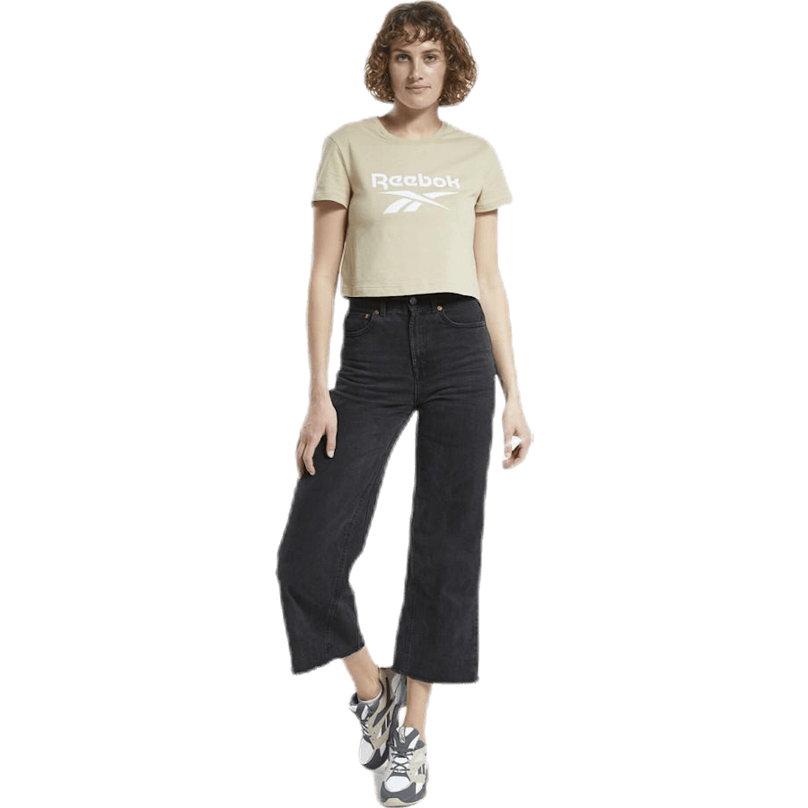 Cl F Big Logo Tee Beige