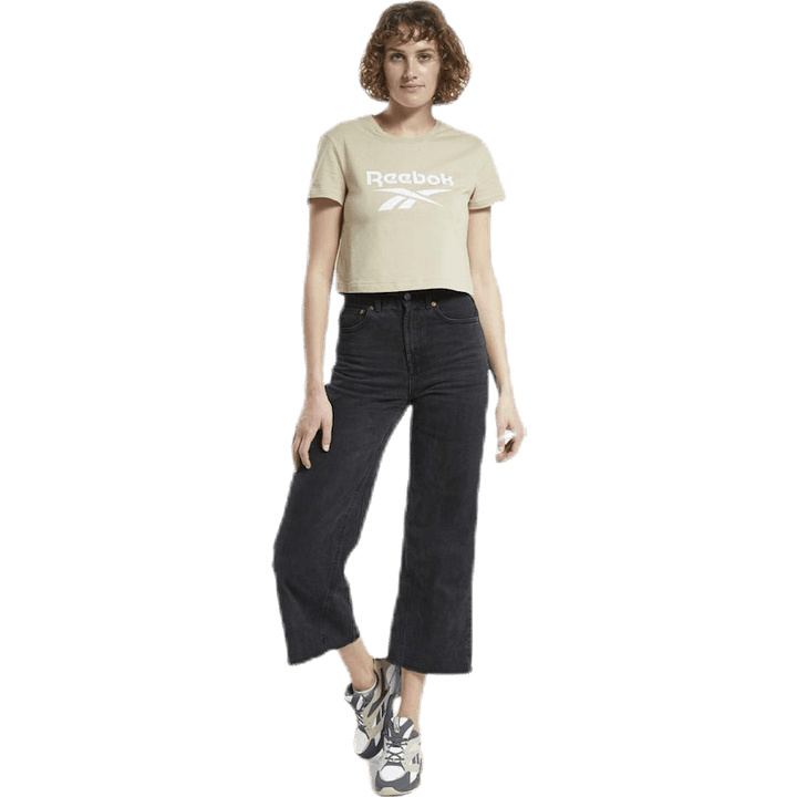 Cl F Big Logo Tee Beige
