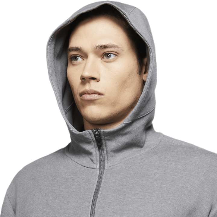 Yoga Full-Zip Hoodie Schwarz/Grau