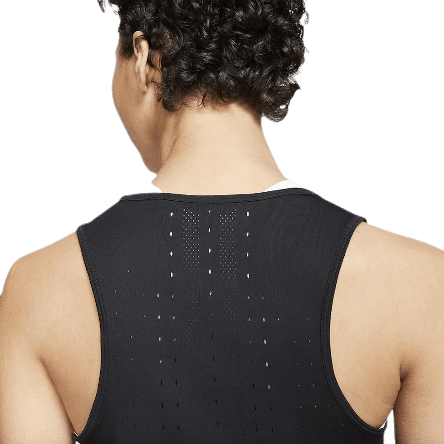 AeroSwift Running Singlet White/Black