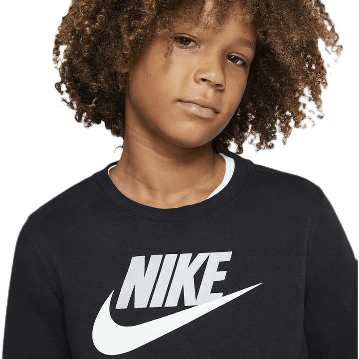 Sportswear Club Fleece Big Kids' (Boys') Crew BLACK
