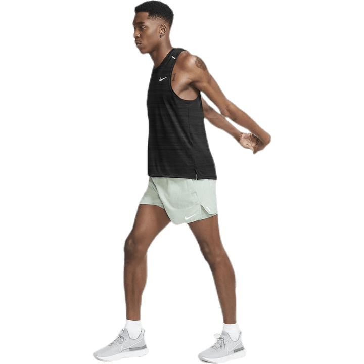 Canotta Dri-FIT Miler Nero/Argento