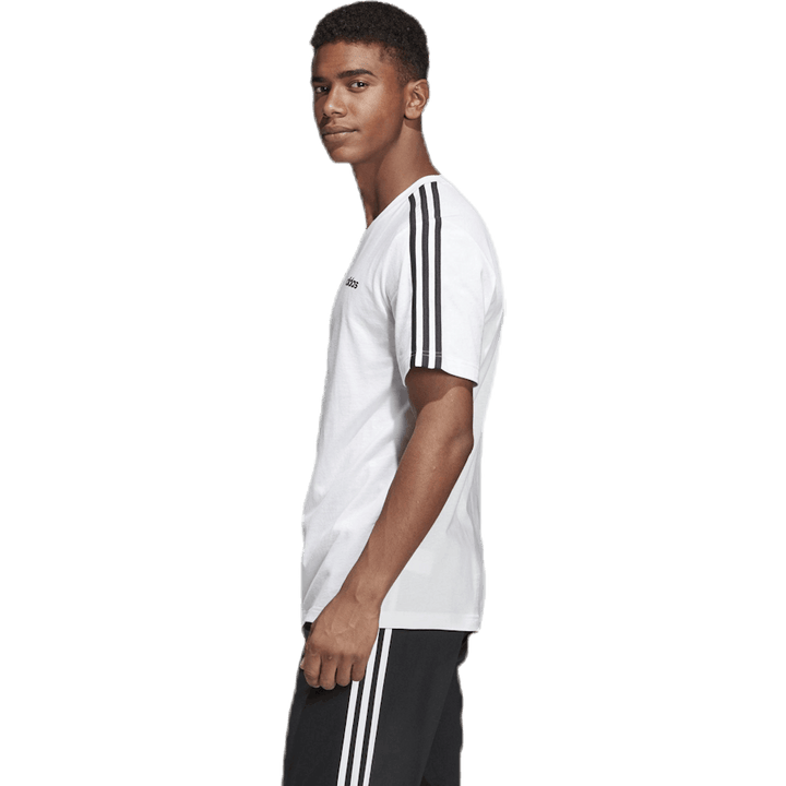 Maglietta Essentials 3 Stripes Bianco / Nero