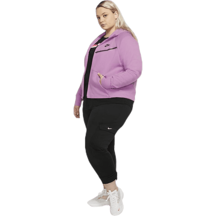 Nsw tch flc wr hoody fz plus Pink