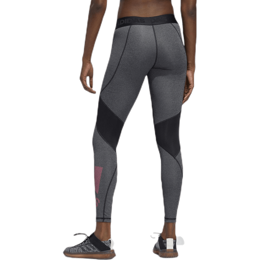 Alphaskin Bos Lange Tight Rosa/Schwarz