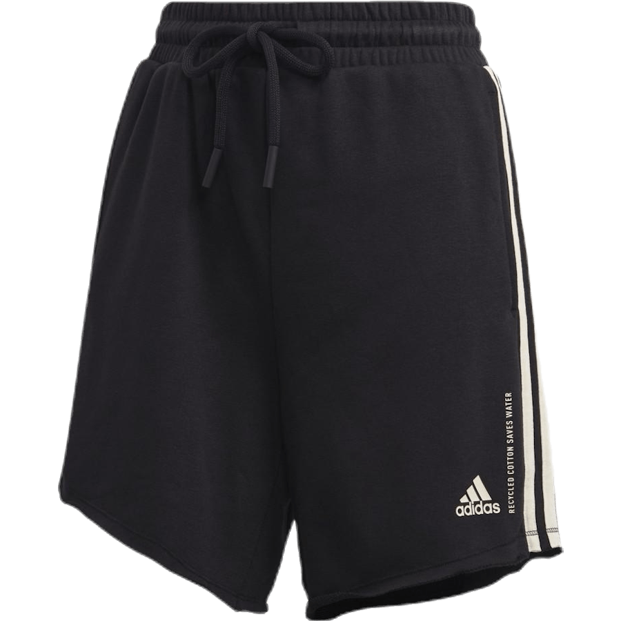 W Recycled Cotton Short Black