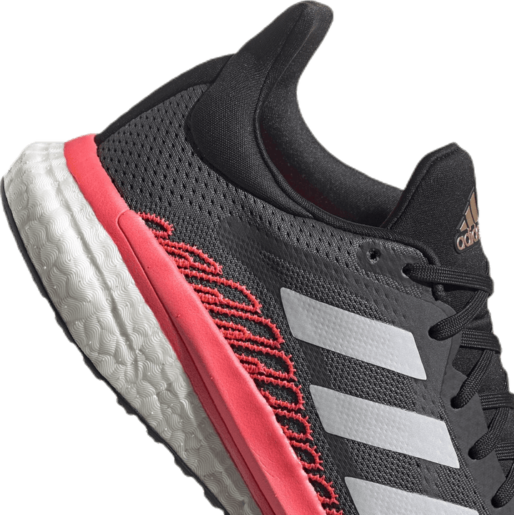 SolarGlide 3 ST Shoes Grey Five / Crystal White / Signal Pink / Coral