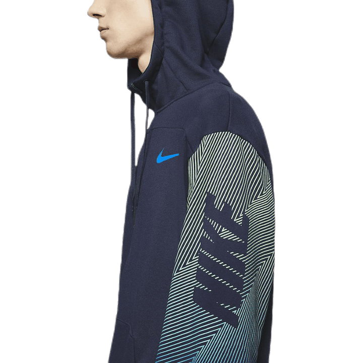 Dry Hoodie Linear Vision Po Blue