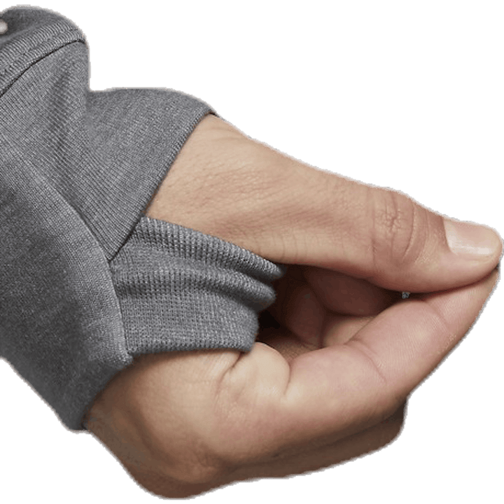Yoga Full-Zip Hoodie Schwarz/Grau