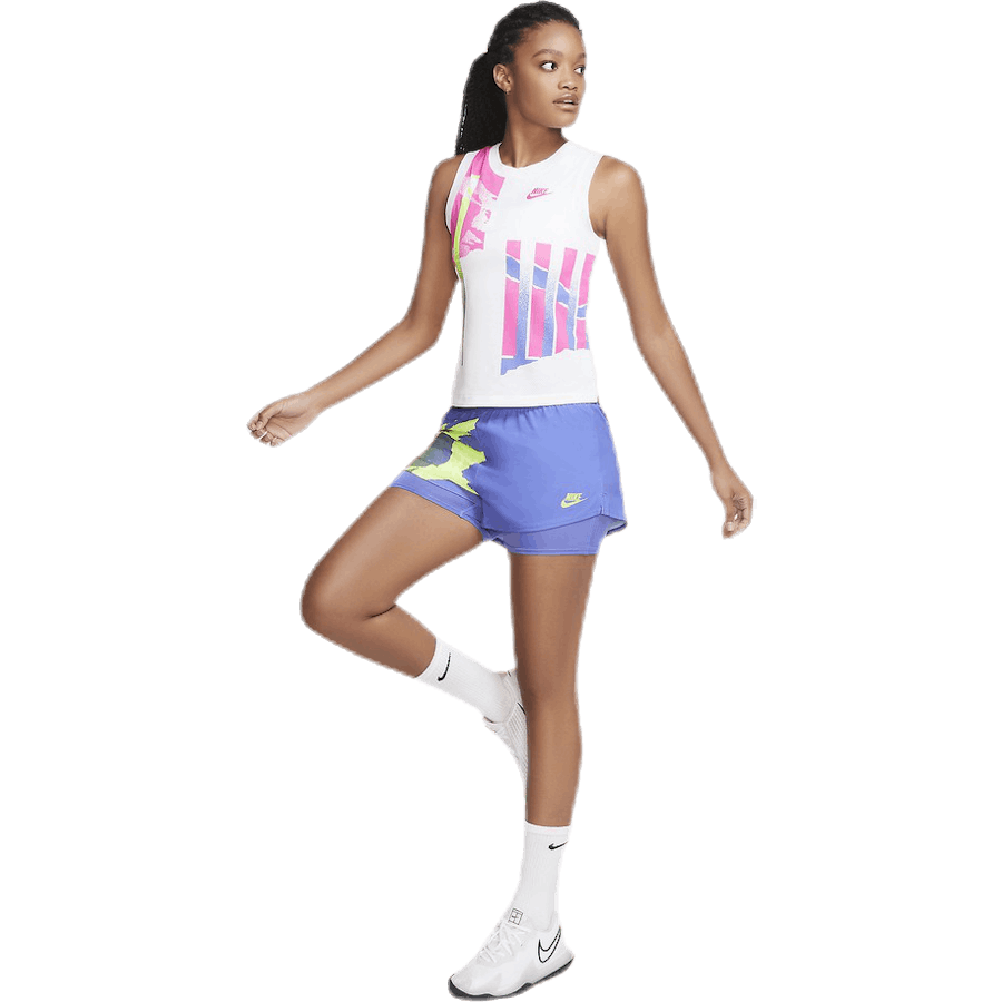 Court Slam Shorts Blue/Green