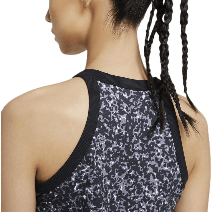 Court Dry Printed Tank White/Black
