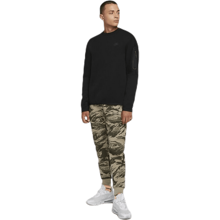 Sportswear Tech Fleece Men's Crew Sweatshirt BLACK/BLACK