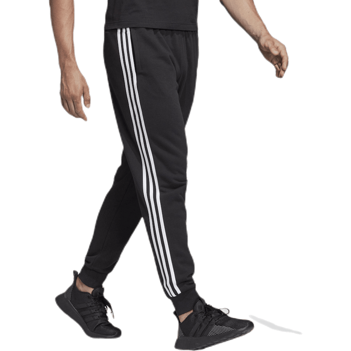 Essentials 3 Stripes Tapered Pant Ft Cuffed Black / White