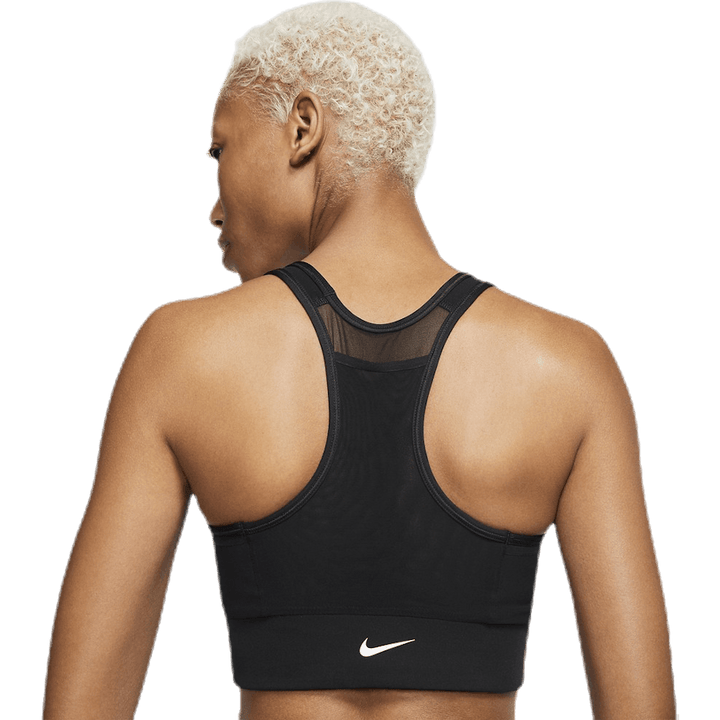 Swoosh Taschen-BH-Einlage Weiß/Schwarz