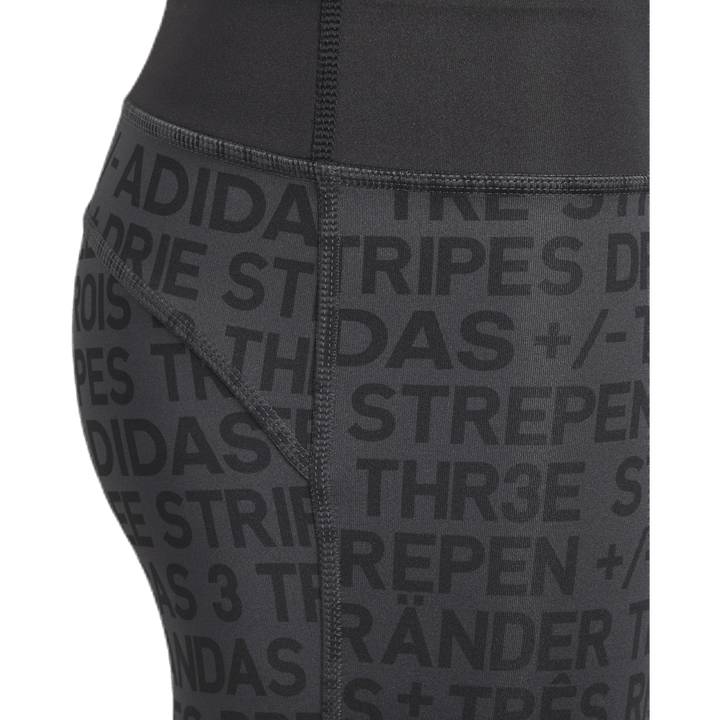 Girls Brand Tights Black