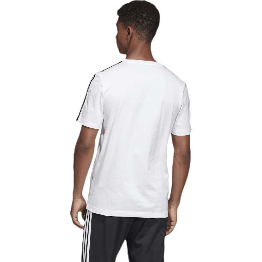 Maglietta Essentials 3 Stripes Bianco / Nero