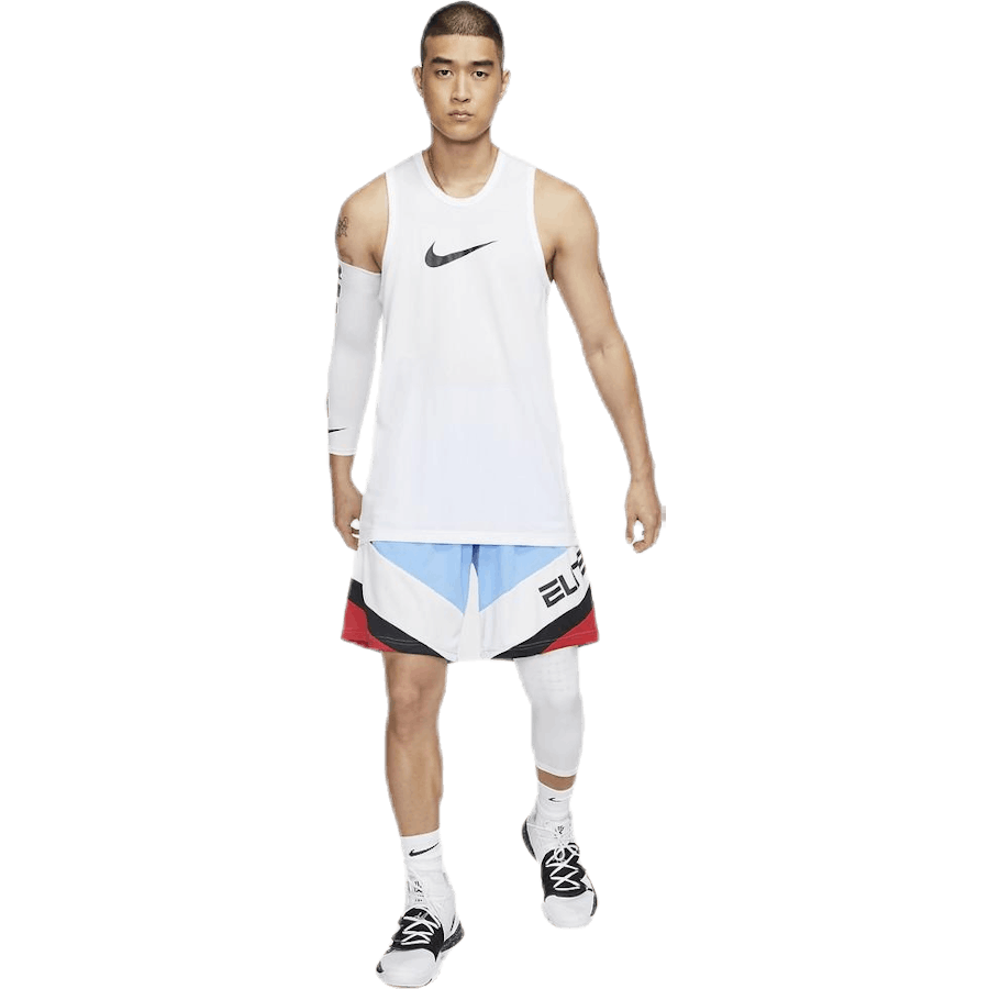Dri-FIT Basketball-Oberteil Weiß/Schwarz