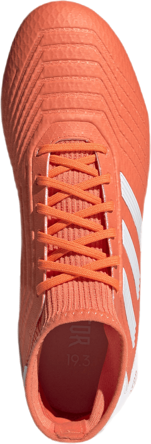 Predator 19.3 Firm Ground Boots Hi-Res Coral / Cloud White / Glow Pink