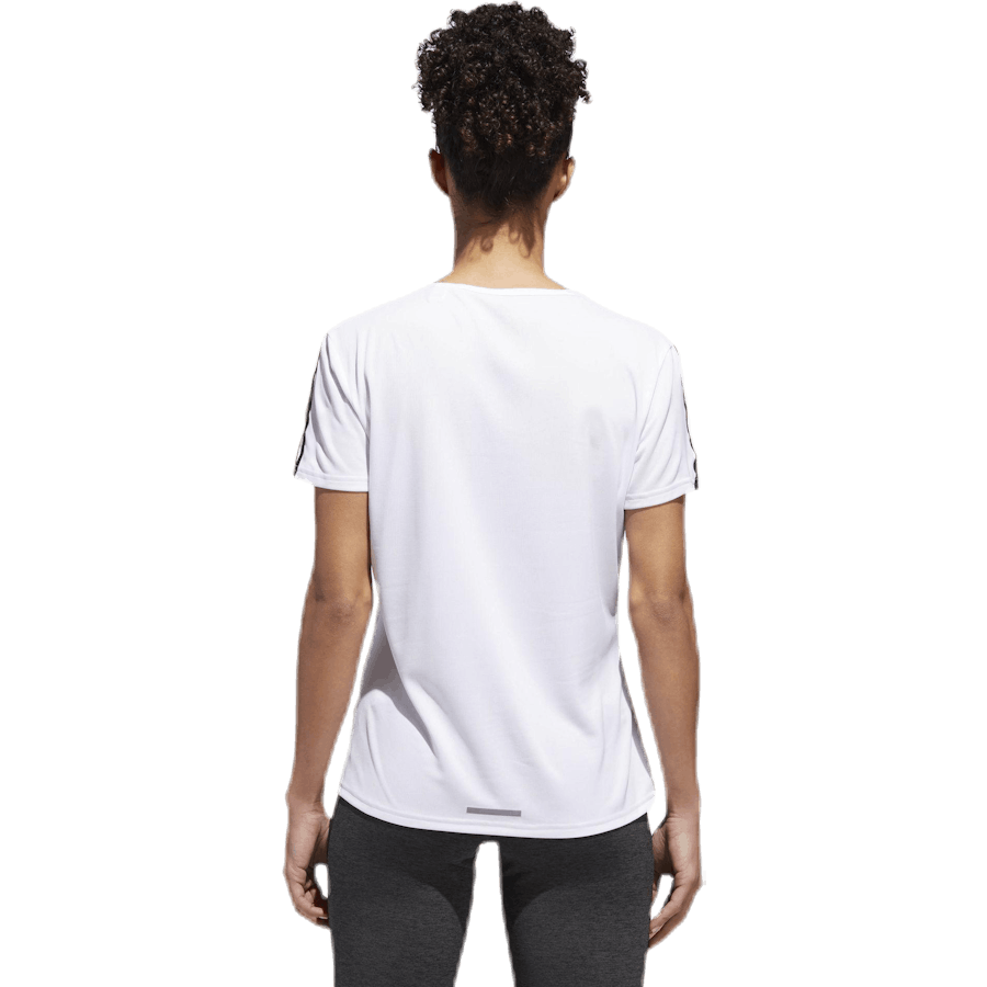 T-shirt Run 3S W blanc/noir