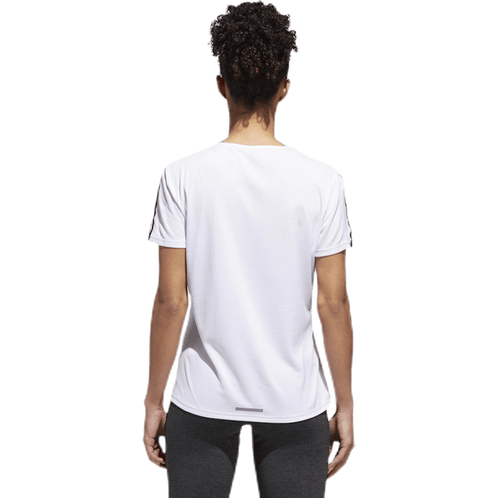 T-shirt Run 3S W blanc/noir
