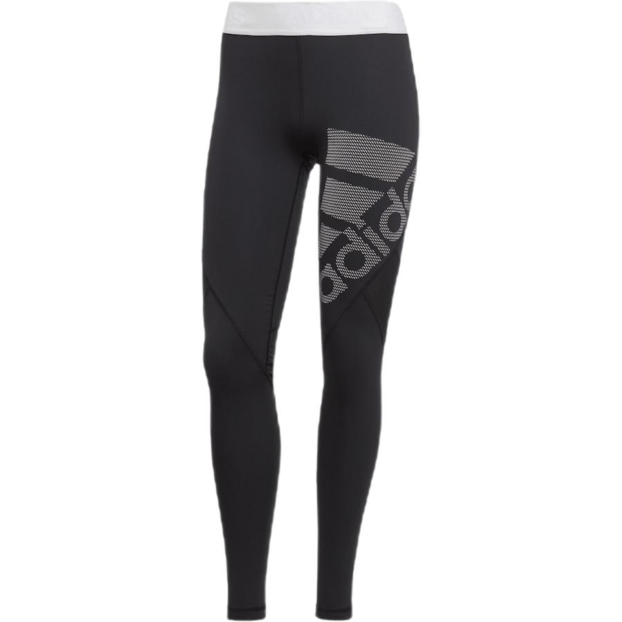 Collant Alphaskin Stripe LG Blanc/Noir