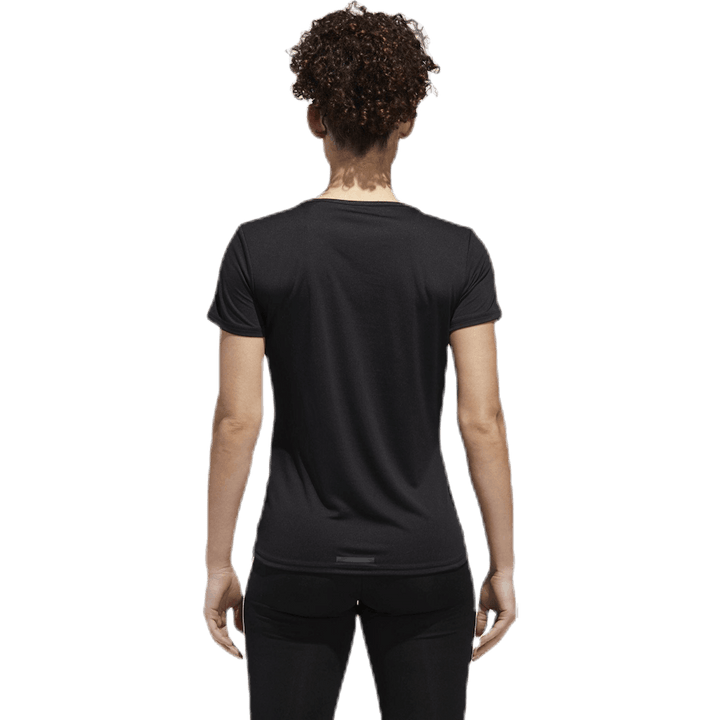Run 3S Tee W White/Black