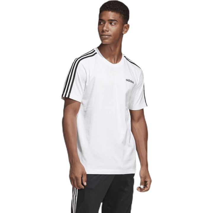 Maglietta Essentials 3 Stripes Bianco / Nero