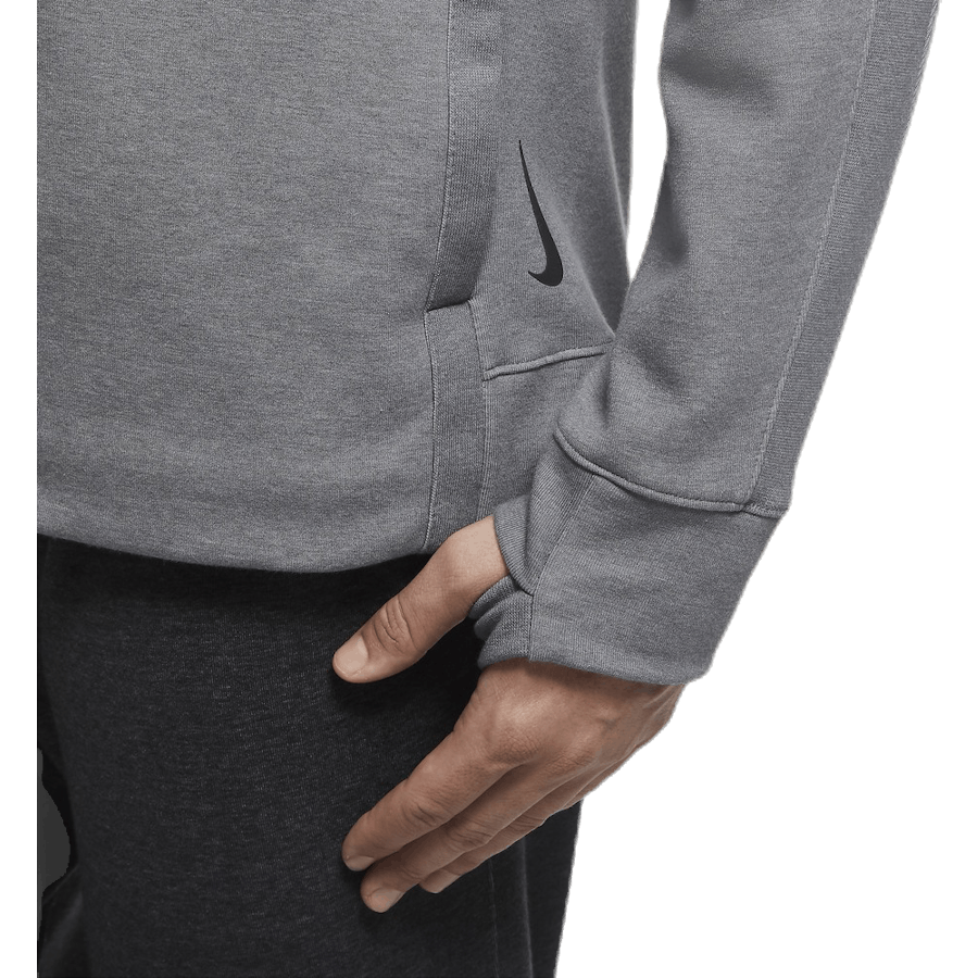 Yoga Full-Zip Hoodie Schwarz/Grau