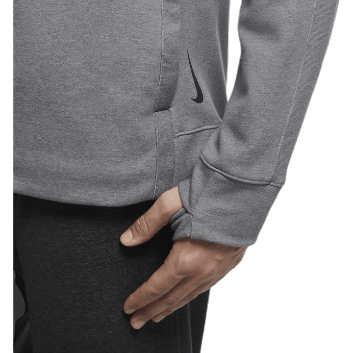 Yoga Full-Zip Hoodie Schwarz/Grau