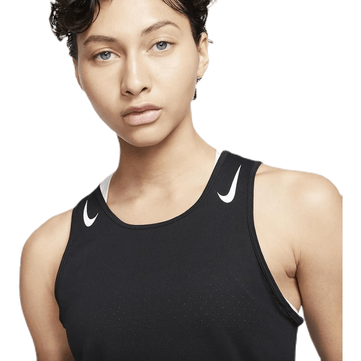AeroSwift Running Singlet White/Black