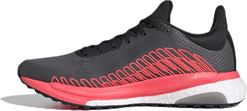 SolarGlide 3 ST Shoes Grey Five / Crystal White / Signal Pink / Coral