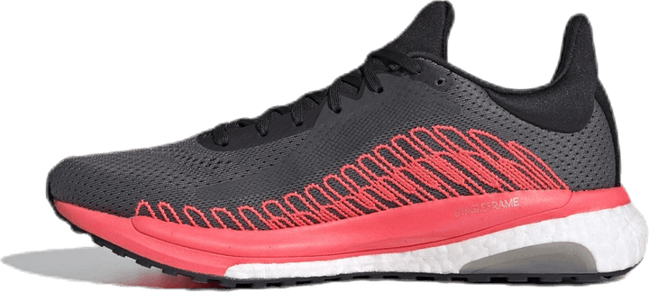 SolarGlide 3 ST Shoes Grey Five / Crystal White / Signal Pink / Coral
