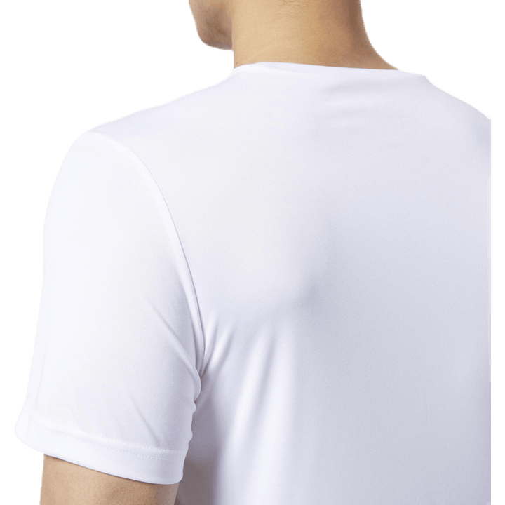 Les Mills Poly Graphic SS Tee White