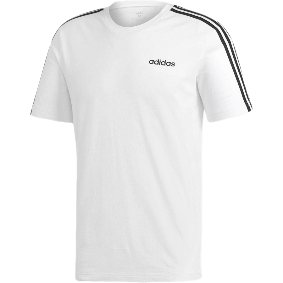 Maglietta Essentials 3 Stripes Bianco / Nero