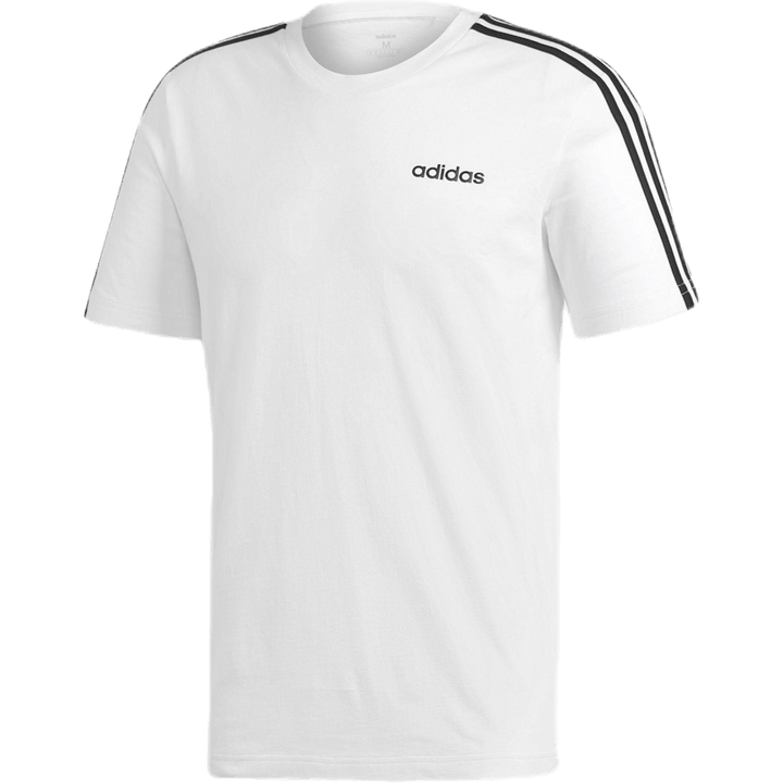 Maglietta Essentials 3 Stripes Bianco / Nero
