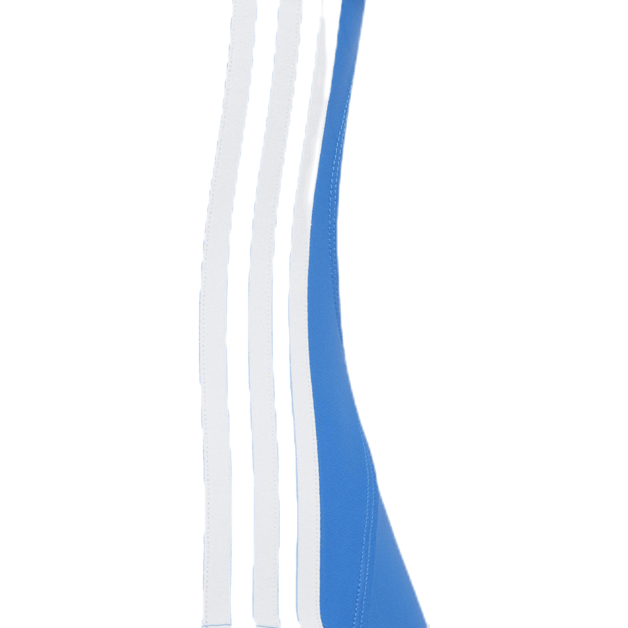 Fato de treino 3 riscas azul jovem