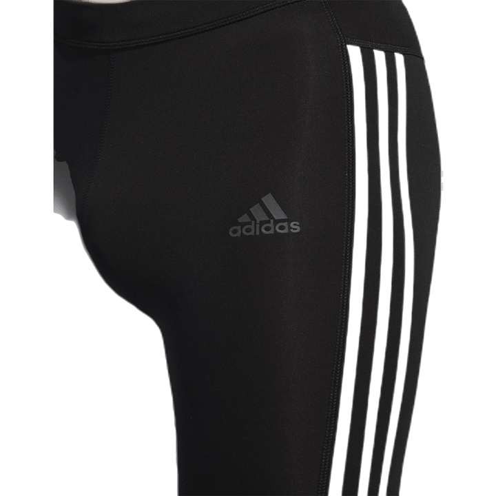 Collant Adidas Run It 3 bandes pour homme, noir/blanc