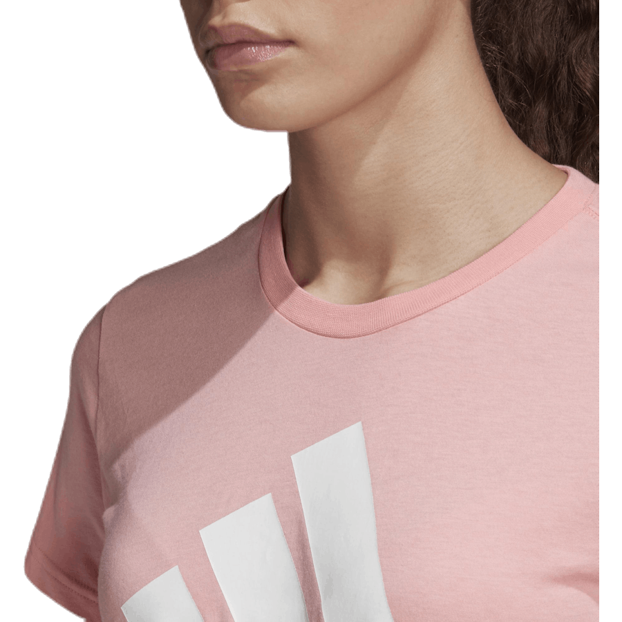 Bavlněné tričko W Badge Of Sport - Regular Fit Glory Pink
