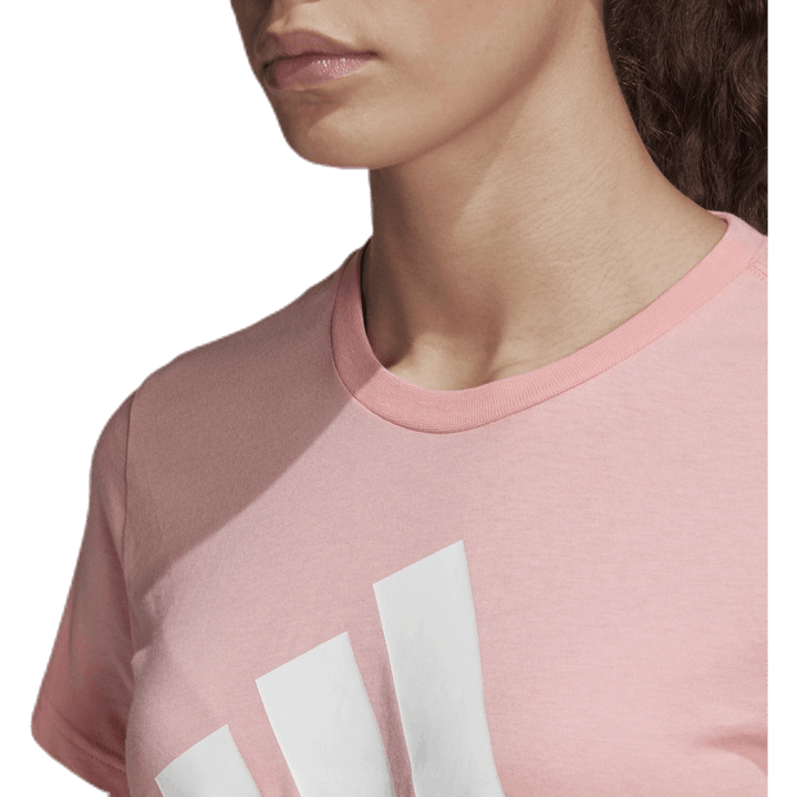 Bavlněné tričko W Badge Of Sport - Regular Fit Glory Pink