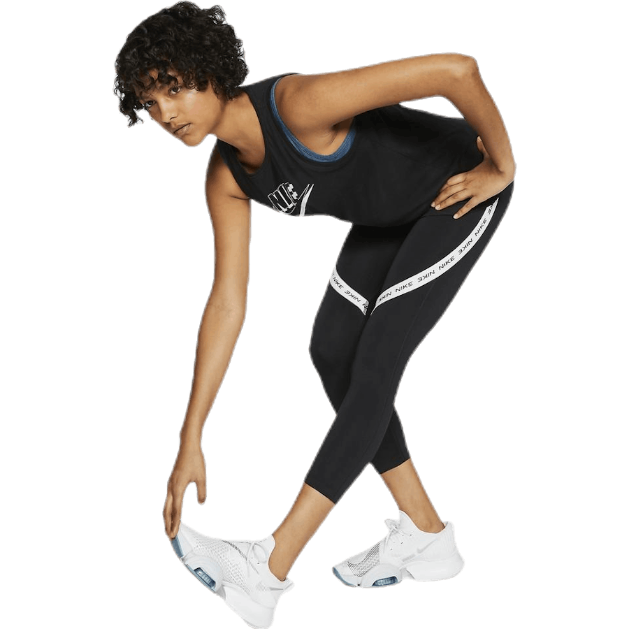 One Tight Crop Novelty White/Black