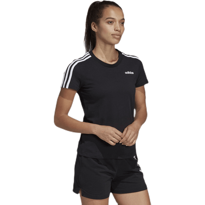 Essentials 3S Slim Tee Black / White