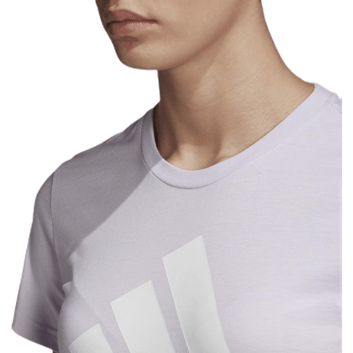 W Badge Of Sport Cotton Tee - Regular Fit Purple Tint