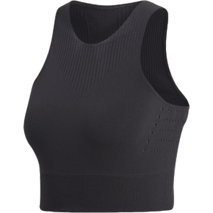 Crop en tricot noir