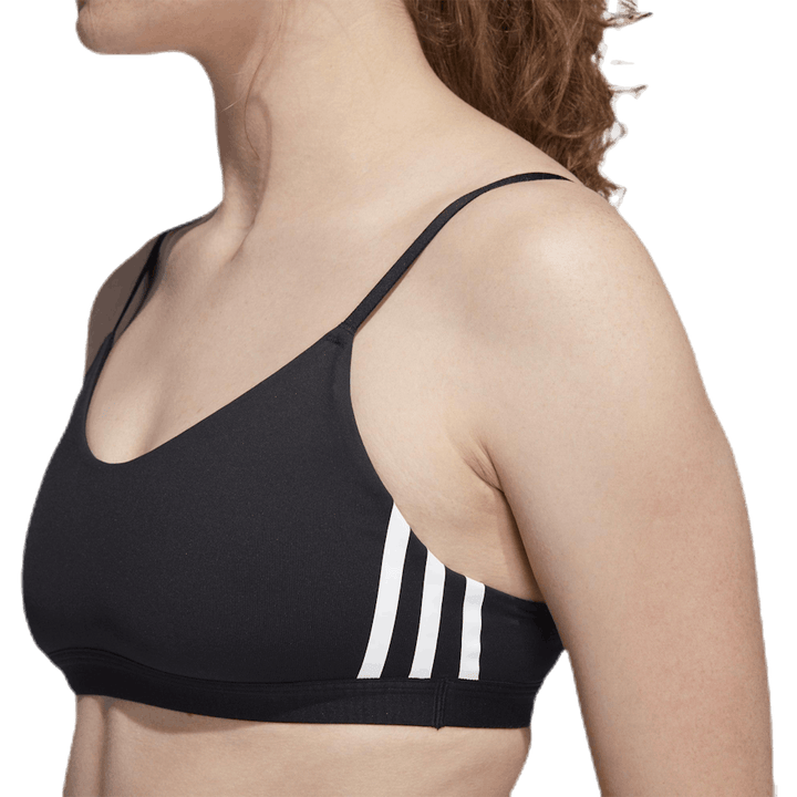 All Me 3 Stripe Bra Black / White