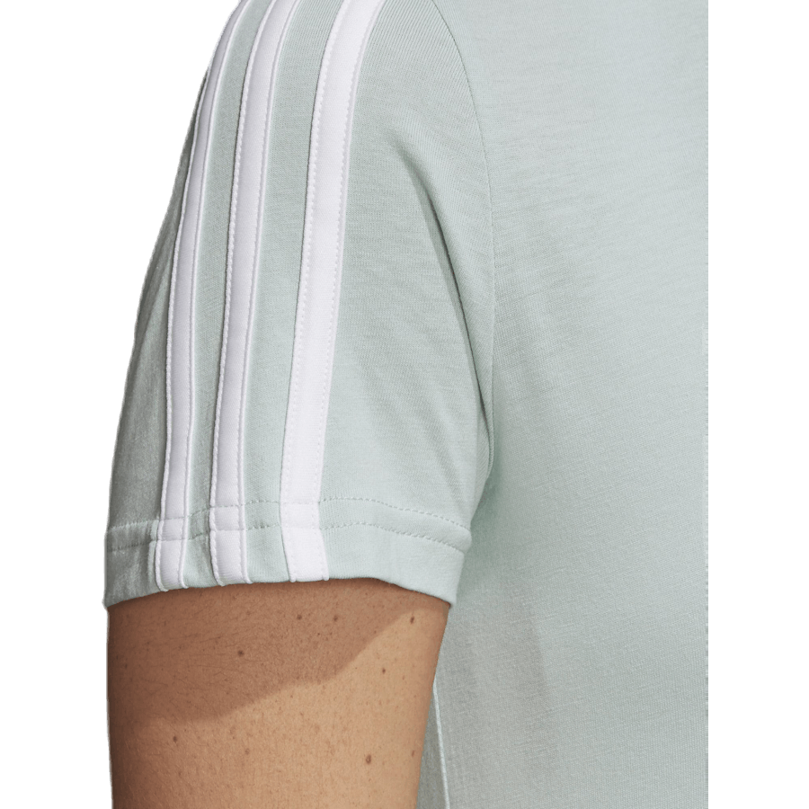 Essentials 3S Slim Tee Tinta verde / Bianco